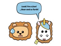 Look! Im a Lion! by Alvaro Montoro on Dribbble Look! Im a Lion!