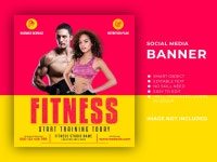 Social Media Banner Design | Gym Instagram banner by Bannerly on Dribbble Social Media Banner Design | Gym Instagram banner