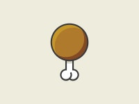Turkey Leg by Robert Wucher on Dribbble Turkey Leg