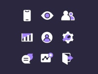Icons Two Tone by Aleksandar Savić / Almigor for Almigor Studio on Dribbble Icons Two Tone