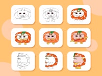 小猴子代言的寿司 by 柯丹玲 on Dribbble 小猴子代言的寿司