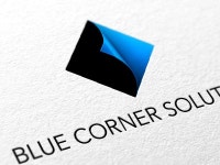       BLUE CORNER SOLUTIONS logo by Jan Zabransky on Dribbble   BLUE CORNER SOLUTIONS logo