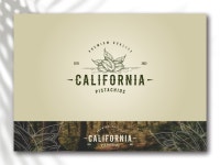 California Pistachios logo design by Ahmad faqih | Logo designer on Dribbble California Pistachios logo design