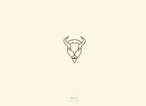       Bison concept - logo design by Ahmed Mohamed on Dribbble   Bison concept - logo design