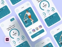 Fitness Mobile App by SH Shakil 🏅 on Dribbble Fitness Mobile App