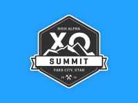 XO Summit Badge by Chad Hostetter for High Alpha on Dribbble XO Summit Badge