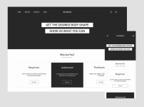 Fitness, BD GROUP by Davit Kokhreidze on Dribbble Fitness, BD GROUP