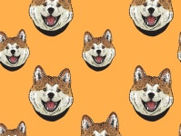 Pattern with dogs by Tatiana Ivleva on Dribbble Pattern with dogs