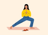 Yoga time! by Surbhi  on Dribbble Yoga time!