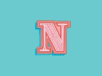       Drop Cap Project :N by Tina Singh on Dribbble   Drop Cap Project :N