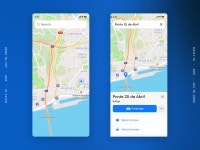 Map by Liubou Paulish on Dribbble Map