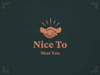 🤝 Nice To Meet You by Nick Johnston on Dribbble 🤝 Nice To Meet You