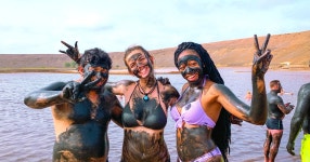 산타 마리아 출발: 천연 수영장 & 샤크 베이 프라이빗 당일 여행 | GetYourGuide