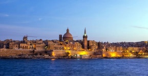 Malta: Marsamxett Harbour and Grand Harbour Cruise by Night | GetYourGuide