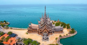 From Bangkok: The Sanctuary of Truth with Private Transfer | GetYourGuide