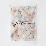 패브릭 포스터 태피스트리 가리개 커튼 테라조쥬뗌므