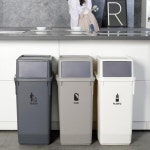 내츄럴 분리수거함 롱바디 60L 