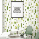 만능 풀바른벽지 합지 H1047-1 보타닉우드 빈티지화이트