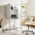 루디 LED 독서실책상