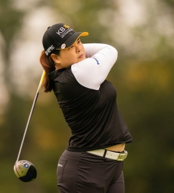 '노보기 65타' 박인비 프로의 티샷 [LPGA KPMG 위민스 PGA챔피언십] < 생생포토 < 뉴스 < 기사본문 - 골프한국 '노보기 65타' 박인비...