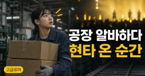 공장 알바하고 탈덕함 - 고급유머 공장 알바하고 탈덕함