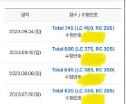 드디어 700점대ㅠㅠ!! :: 해커스영어