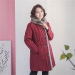 하프클럽 - 대한민국 메가쇼핑 J3533 엘레강스 털숄카라 롱코트_엄마옷/미시옷/엄마선물/빅사이즈/아줌마옷/50대/60대/중년여성/마담의류 