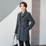 하프클럽 - 대한민국 메가쇼핑 J3829 로제 허리덮개 테일러드 울하프자켓/엄마옷