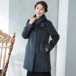 하프클럽 - 대한민국 메가쇼핑 J3847 밍크퍼 수리알파카 울롱코트/엄마옷