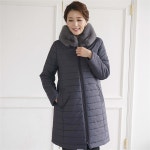 하프클럽 - 대한민국 메가쇼핑 J3858 NEW왕비밍크후드 최강 롱패딩코트/엄마옷