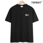 하프클럽 - 대한민국 메가쇼핑 [탑보이] 레옹 프린팅 오버핏 반팔티 (NJ001)