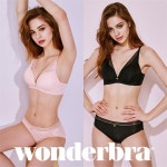 하프클럽 - 대한민국 메가쇼핑 [Wonderbra] 원더브라 에센셜 노와이어 브라팬티 4종세트 WBW9F0709_T