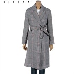 하프클럽 - 대한민국 메가쇼핑 시슬리 언발여밈 내추럴 롱코트 SACTF1931-BK