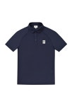 H FASHION 남성 래글런 배색 카라 반팔 티셔츠 네이비(SM0DKS21249)
