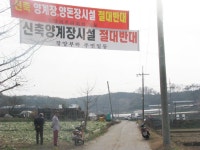 축사에 포위된 마을…“더 이상 못 참겠다” < 사회 < 홍성신문 < 기사본문 - 홍성신문·내포타임즈 축사에 포위된 마을…“더 이상 못 참겠다”