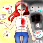 옛날예적에 그린그림..(유튜브 앱 의인화 - ibisPaint