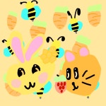 honey bunny & sunny cat - ibisPaint