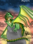 Hue the SparkWing (Wings of Fire OC) - ibisPaint