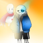 샌즈와 파피루스(Sans and Papyrus) - ibisPaint