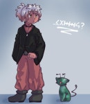 The cat is teeny tiny - ibisPaint