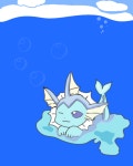 水中シャワーズ - ibisPaint