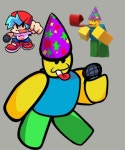 ‘party noob in fnf’ concept - ibisPaint
