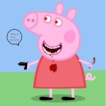 Peppa pig turned EVIL!!!! - ibisPaint