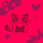 A chibi cat with only the dot pen 💅🏻😊 - ibisPaint