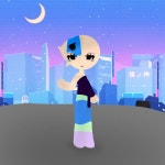 Moon light in the Sky - ibisPaint