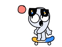 nine see bouncy ball - ibisPaint