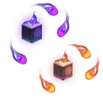 IBM2608 enchanted books and fireballs fx - ibisPaint