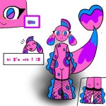 NEW CHAR ! ula da deep sea snailfish ! 🐟 - ibisPaint