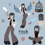 the bird watcher charcter sheets pt one - ibisPaint