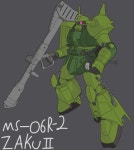 Zaku 2 High Mobility Type R2 - ibisPaint